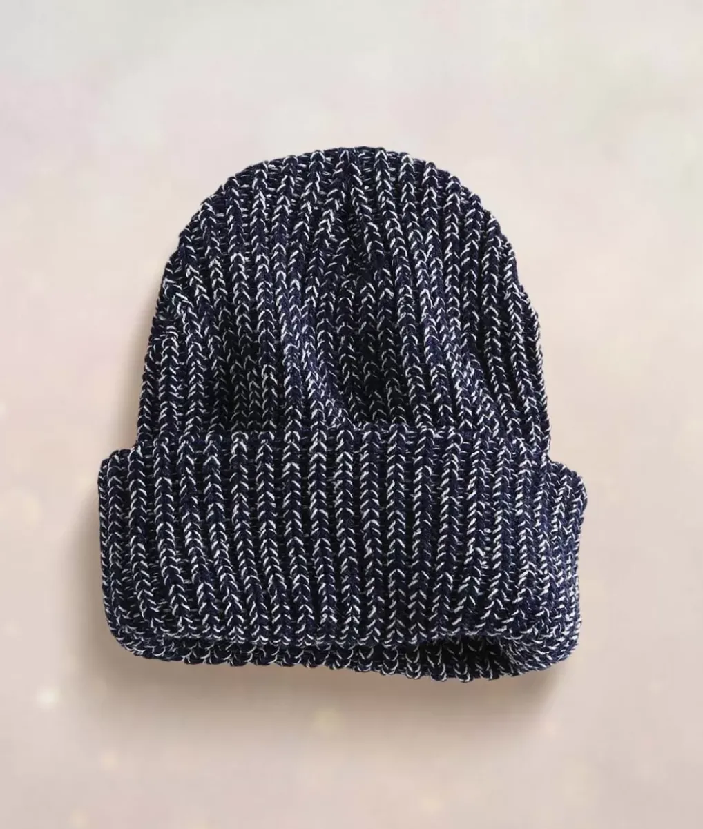 Best Nayked Apparel Chunky Marled Yarn And Solid Color Soft Knit Hat