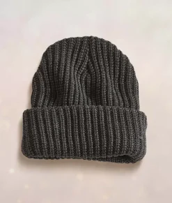Fashion Nayked Apparel Chunky Marled Yarn And Solid Color Soft Knit Hat