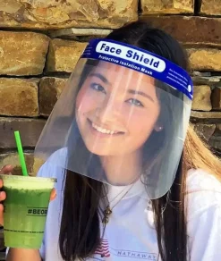 Best Nayked Apparel Comfort Face Shield With Elastic, Single/Discontinued