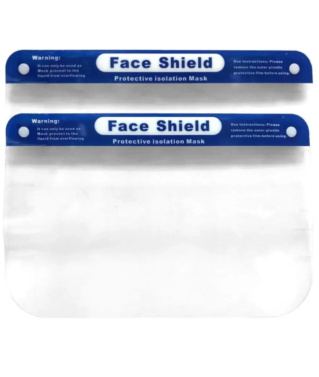 Best Nayked Apparel Comfort Face Shield With Elastic, 2-Pack/Discontinued