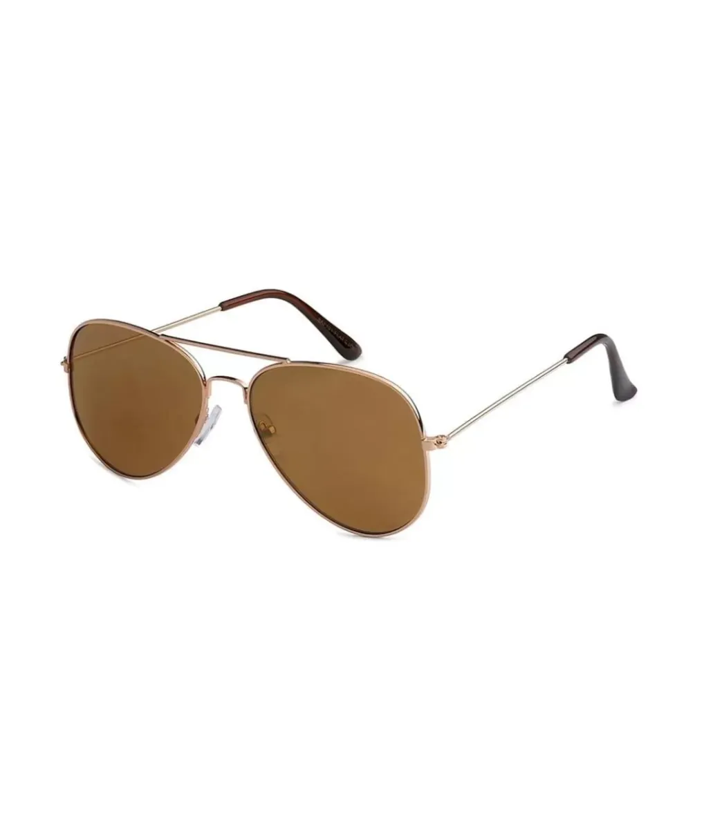Clearance Nayked Apparel Jordan Aviator Sunglasses With Sunglass Case And Microfiber Cloth