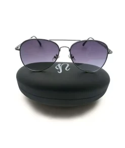New Nayked Apparel Jordan By Flat Lens Aviator Sunglasses With Sunglass Case And Microfiber Cloth