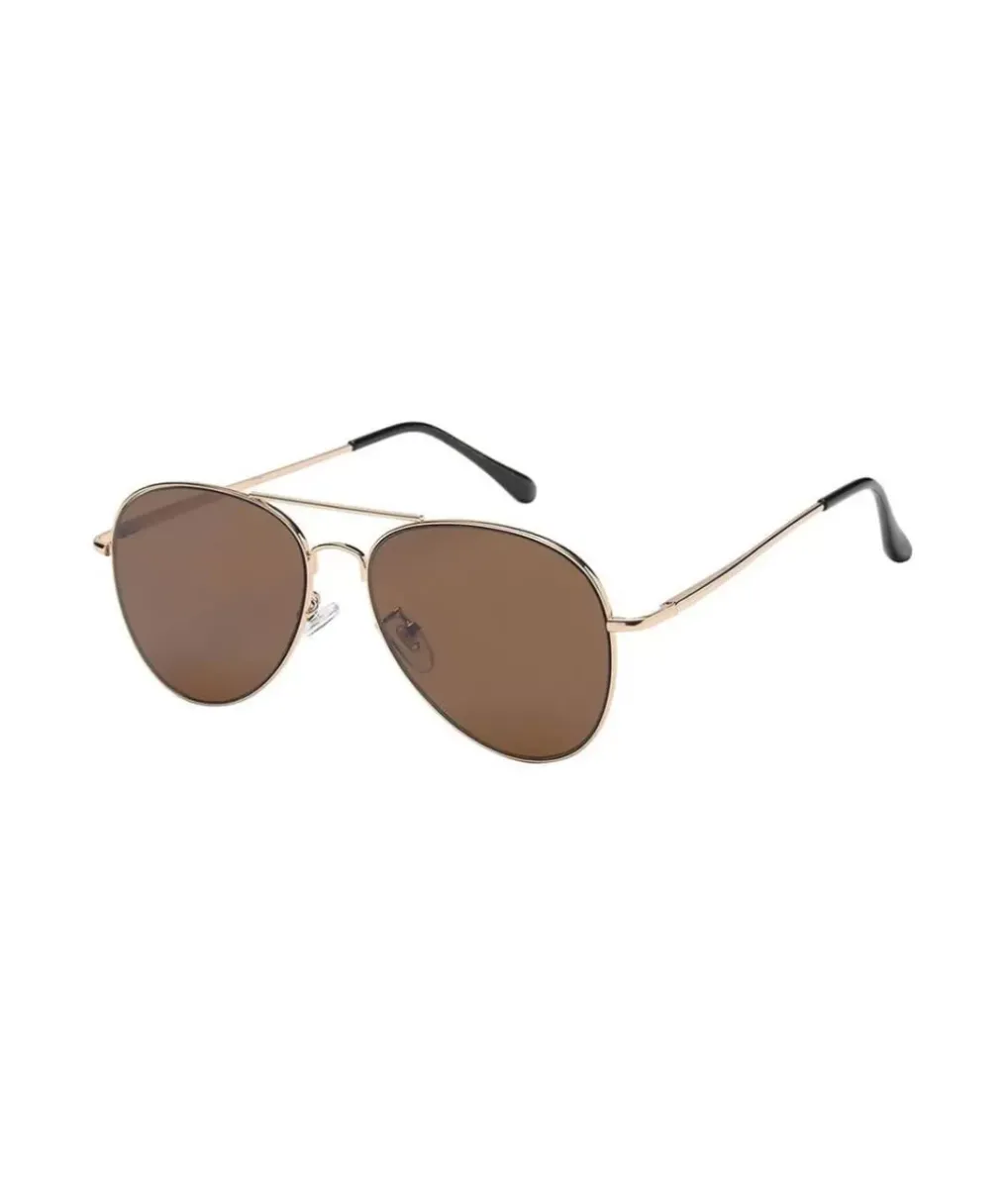New Nayked Apparel Jordan By Flat Lens Aviator Sunglasses With Sunglass Case And Microfiber Cloth