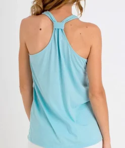 Sale Nayked Apparel Ladies Ridiculously Soft Knotted Racerback Tank