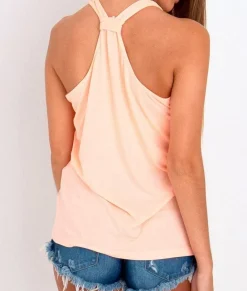 Sale Nayked Apparel Ladies Ridiculously Soft Knotted Racerback Tank