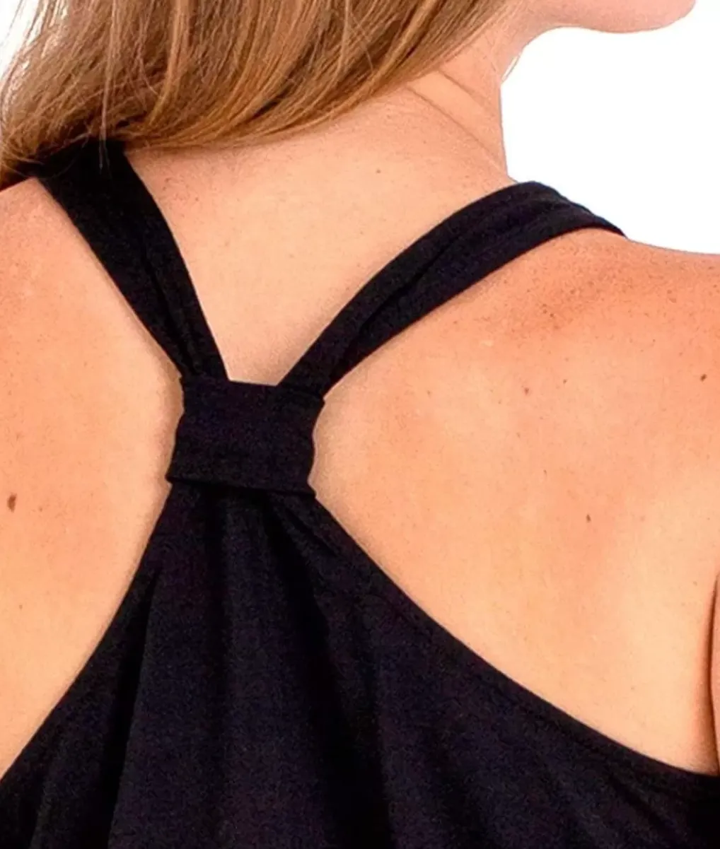 Outlet Nayked Apparel Ladies Ridiculously Soft Knotted Racerback Tank