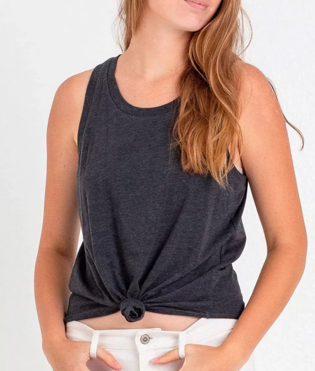 Best Nayked Apparel Ladies Ridiculously Soft Lightweight Knotted Tank