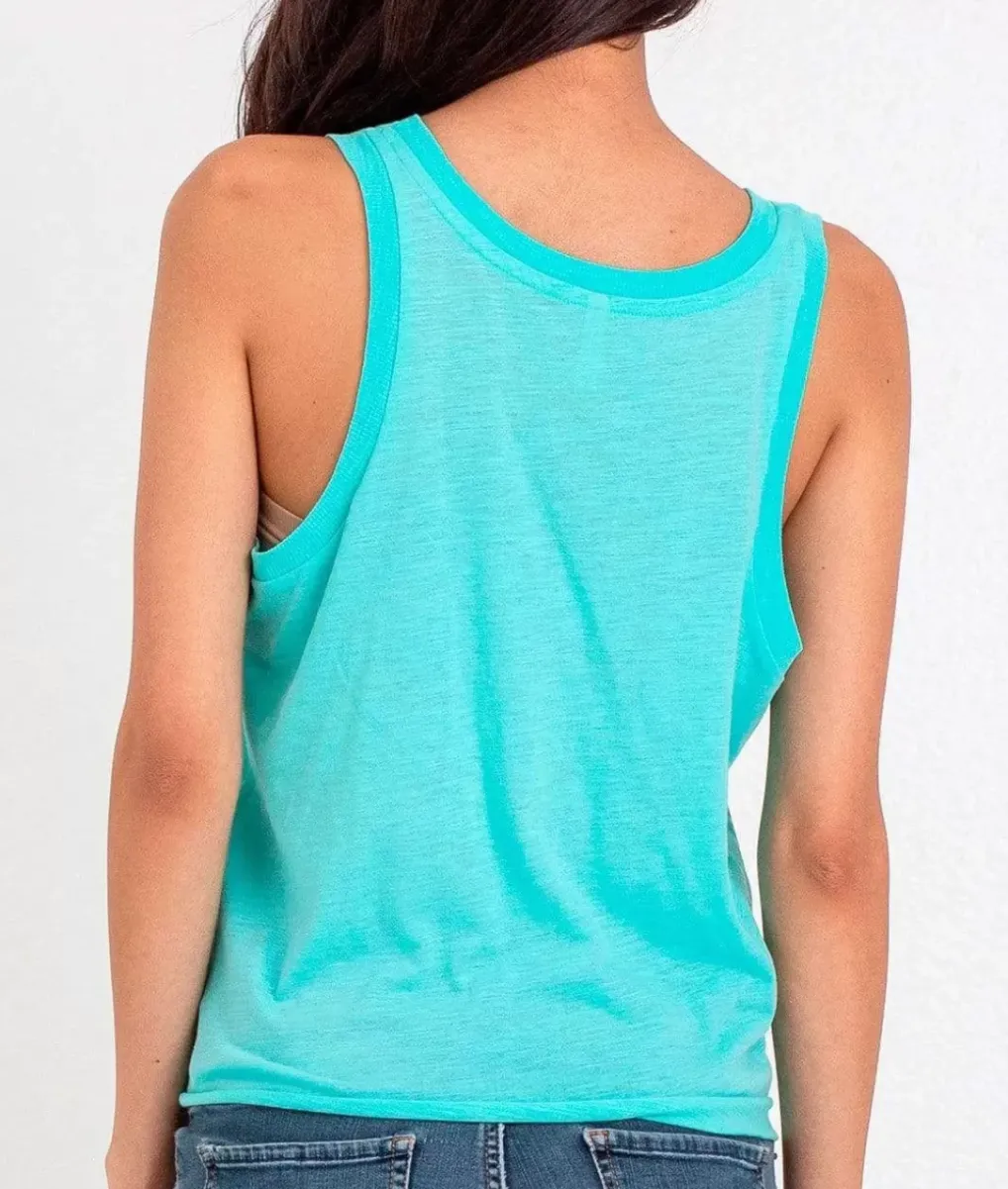 Best Nayked Apparel Ladies Ridiculously Soft Lightweight Knotted Tank
