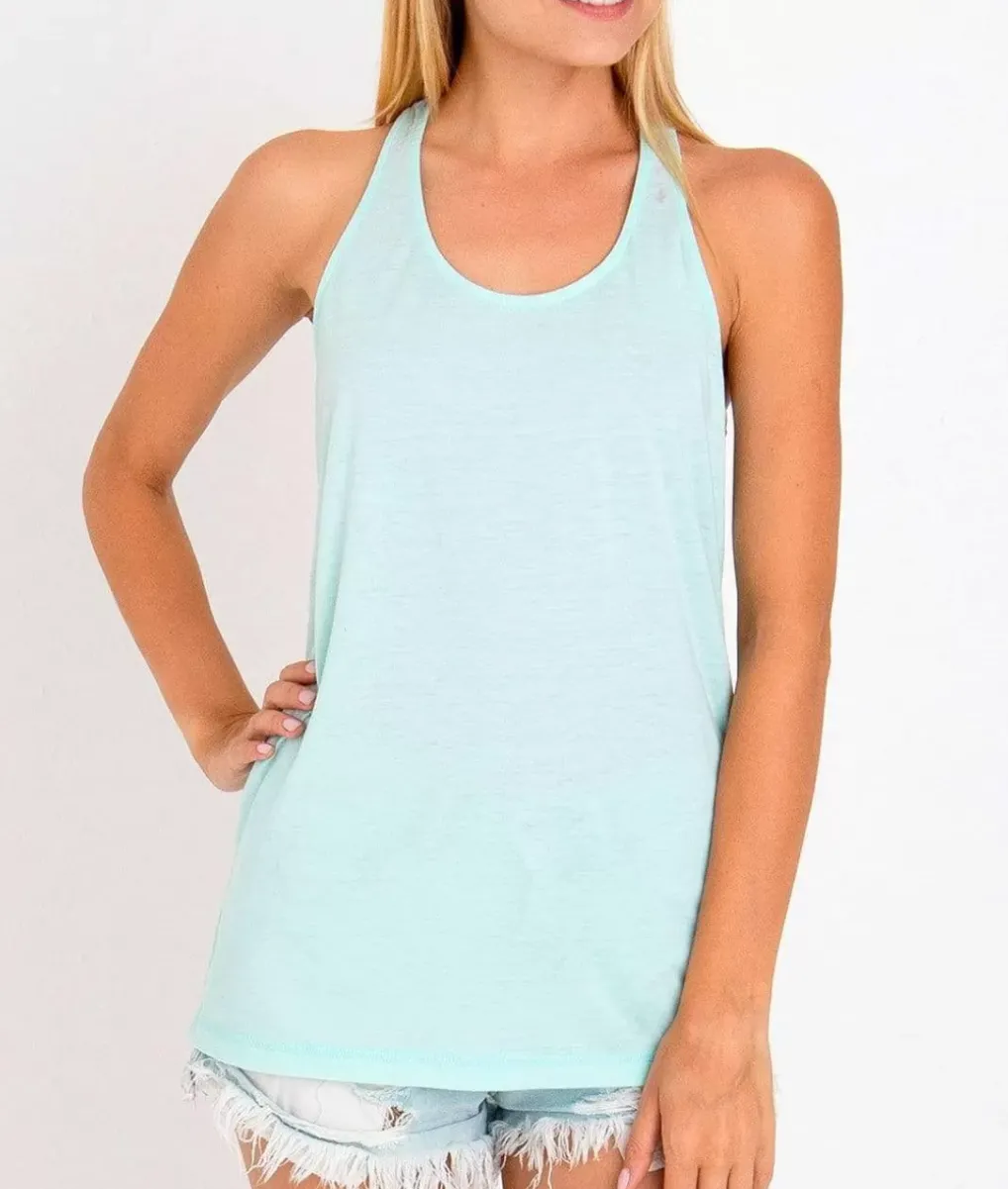 Hot Nayked Apparel Ladies Ridiculously Soft Knotted Racerback Tank