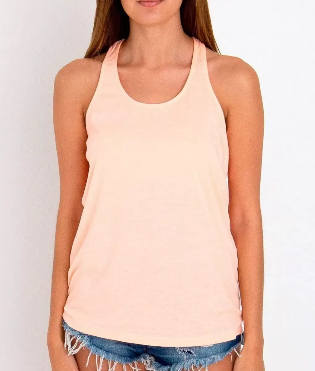 Hot Nayked Apparel Ladies Ridiculously Soft Knotted Racerback Tank