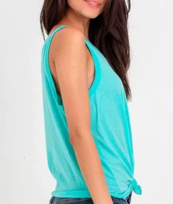 Fashion Nayked Apparel Ladies Ridiculously Soft Lightweight Knotted Tank