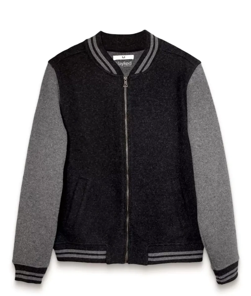 Best Nayked Apparel Legendary Wool Bomber Jacket