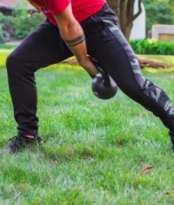 Sale Nayked Apparel Men'S Camo Panel Midweight Tech Fleece Active Jogger/Discontinued Army Camo