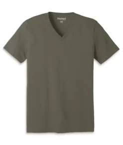 Sale Nayked Apparel Men'S Classic Cotton Big Short Sleeve V-Neck T-Shirt