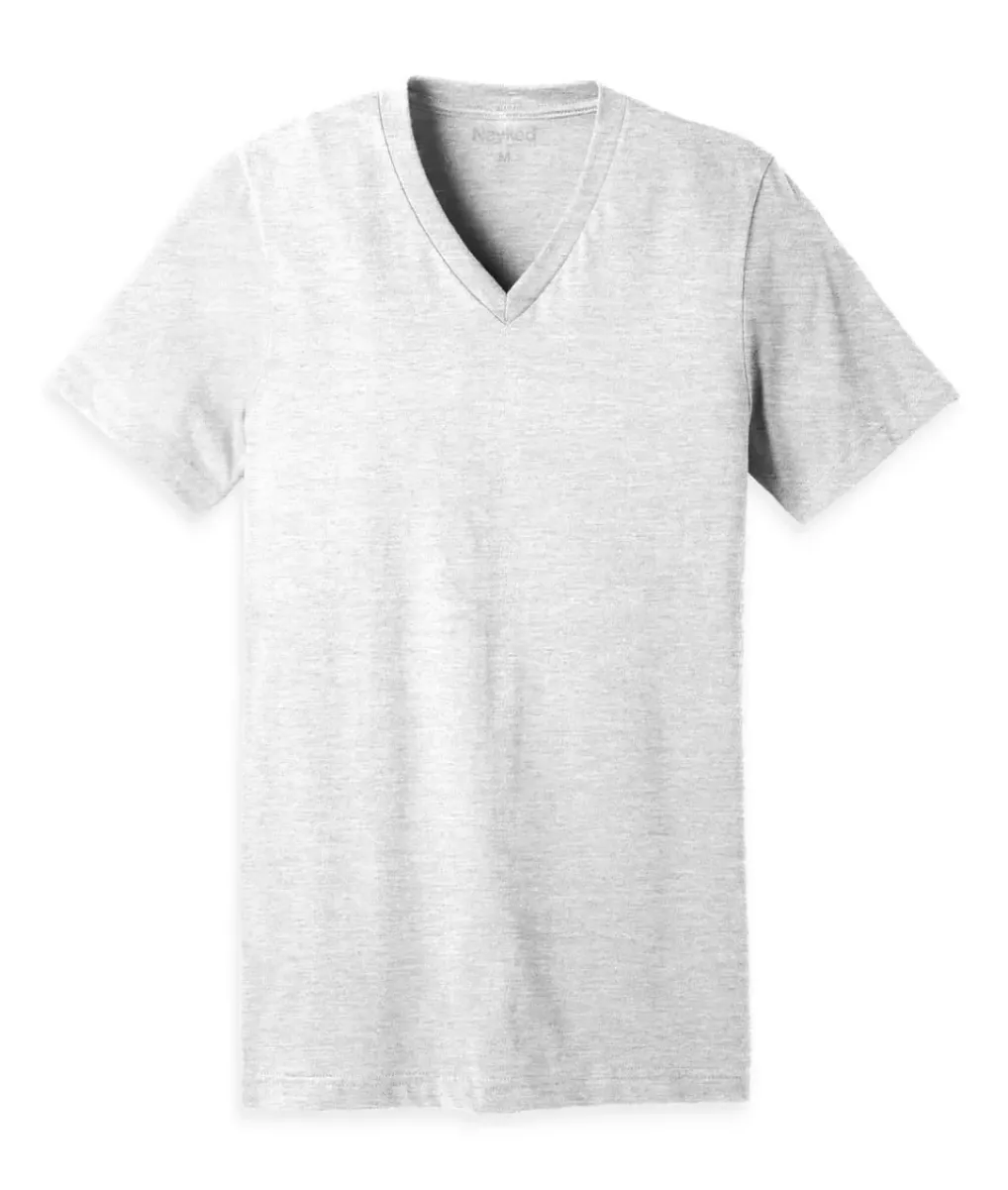Best Nayked Apparel Men'S Classic Cotton Short Sleeve V-Neck T-Shirt