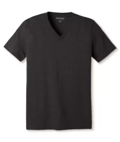 Best Nayked Apparel Men'S Classic Soft Heathered Big Short Sleeve V-Neck T-Shirt