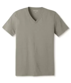 Best Nayked Apparel Men'S Classic Soft Heathered Big Short Sleeve V-Neck T-Shirt
