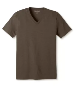 Discount Nayked Apparel Men'S Classic Soft Heathered Big Short Sleeve V-Neck T-Shirt