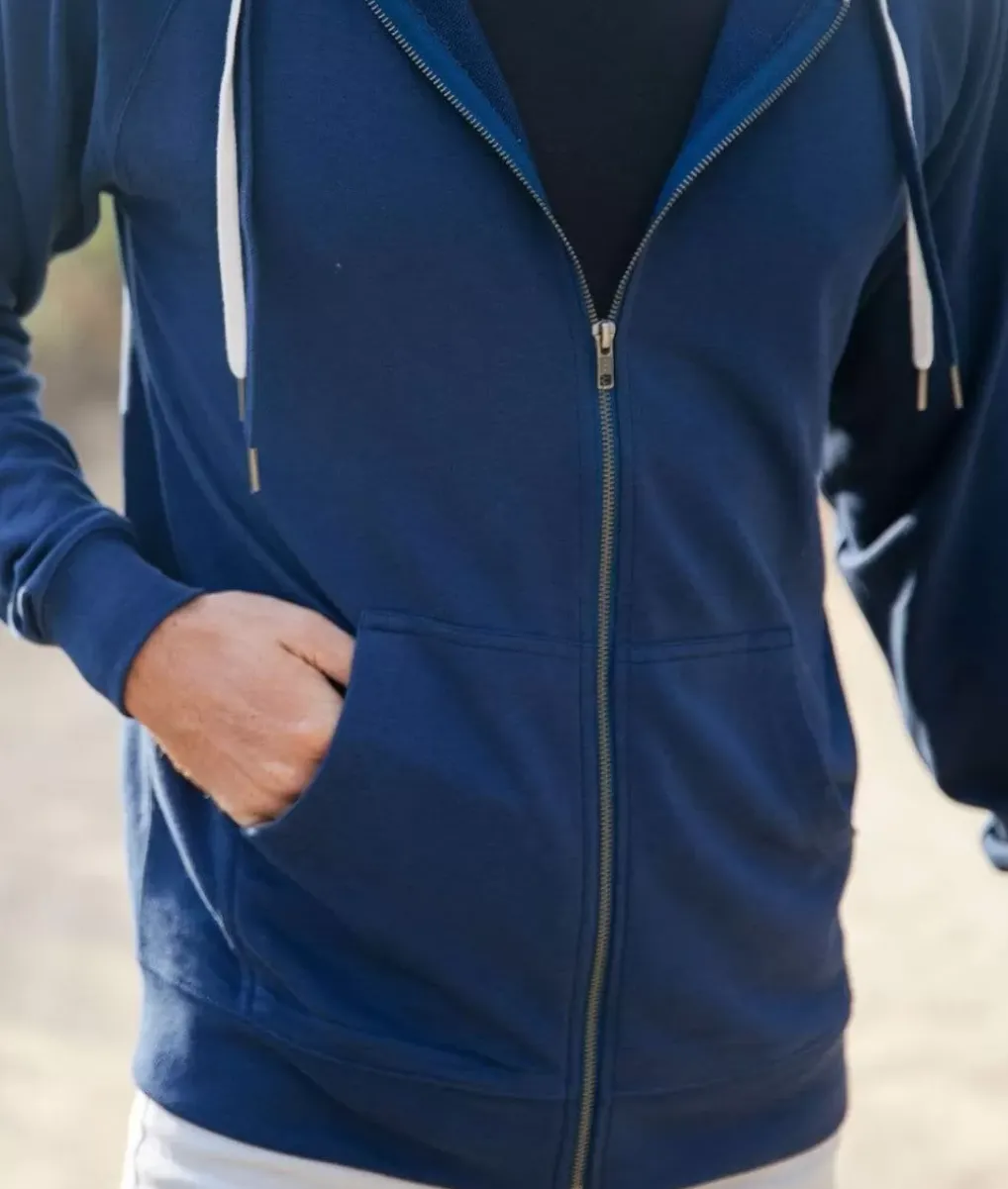 Outlet Nayked Apparel Men'S French Terry Full-Zip Hoodie