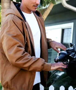 Hot Nayked Apparel Men'S Insulated Canvas Work Jacket