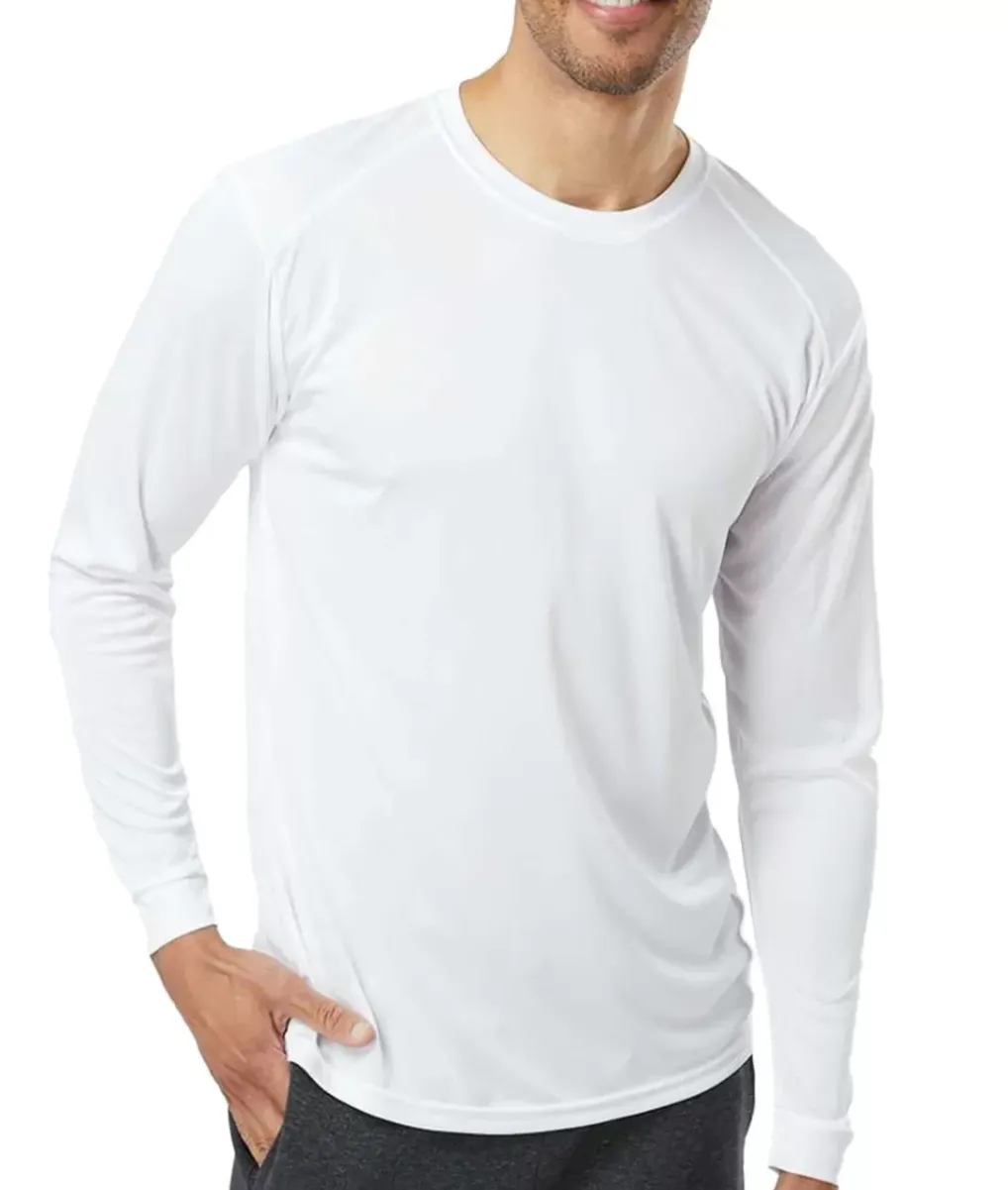 Outlet Nayked Apparel Men'S Long Islander Performance Upf Long Sleeve T-Shirt