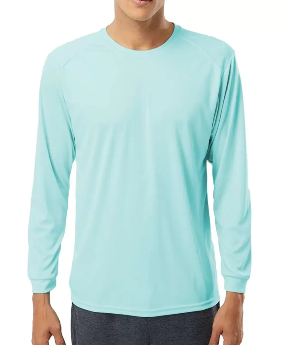 Outlet Nayked Apparel Men'S Long Islander Performance Upf Long Sleeve T-Shirt