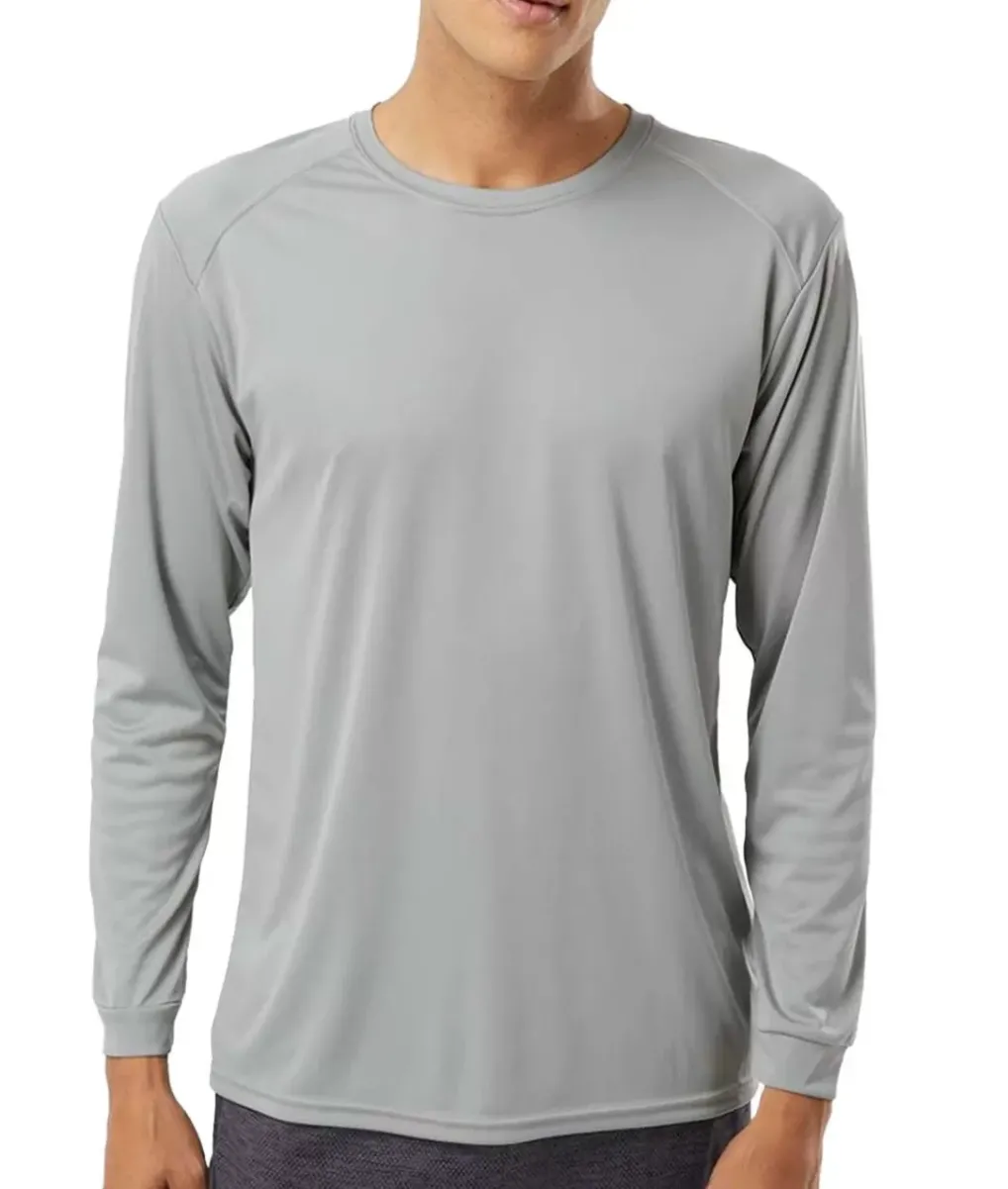 Outlet Nayked Apparel Men'S Long Islander Performance Upf Long Sleeve T-Shirt