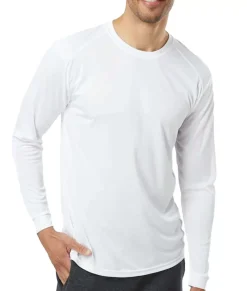 Discount Nayked Apparel Men'S Long Islander Performance Upf Long Sleeve T-Shirt