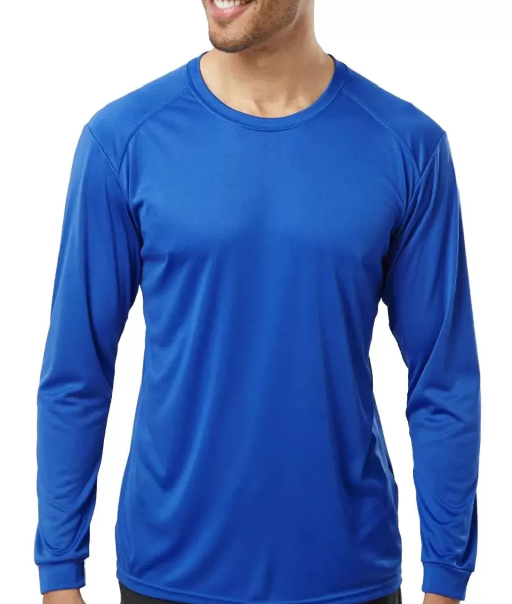 Discount Nayked Apparel Men'S Long Islander Performance Upf Long Sleeve T-Shirt