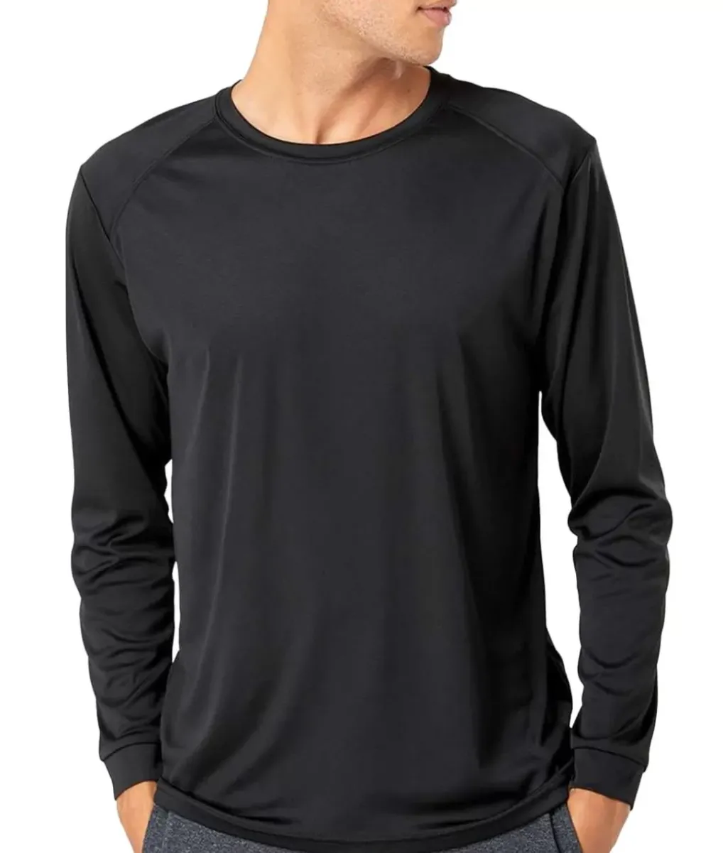 Online Nayked Apparel Men'S Long Islander Performance Upf Long Sleeve T-Shirt