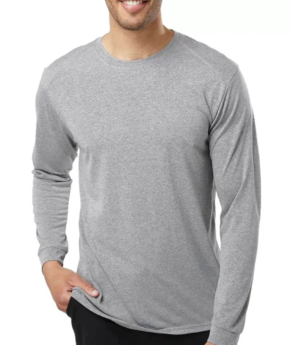 Online Nayked Apparel Men'S Long Islander Performance Upf Long Sleeve T-Shirt
