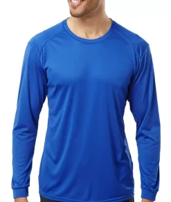 Online Nayked Apparel Men'S Long Islander Performance Upf Long Sleeve T-Shirt
