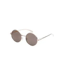 Fashion Nayked Apparel Men'S Metallic Round Sunglasses, Lifetime Guarantee