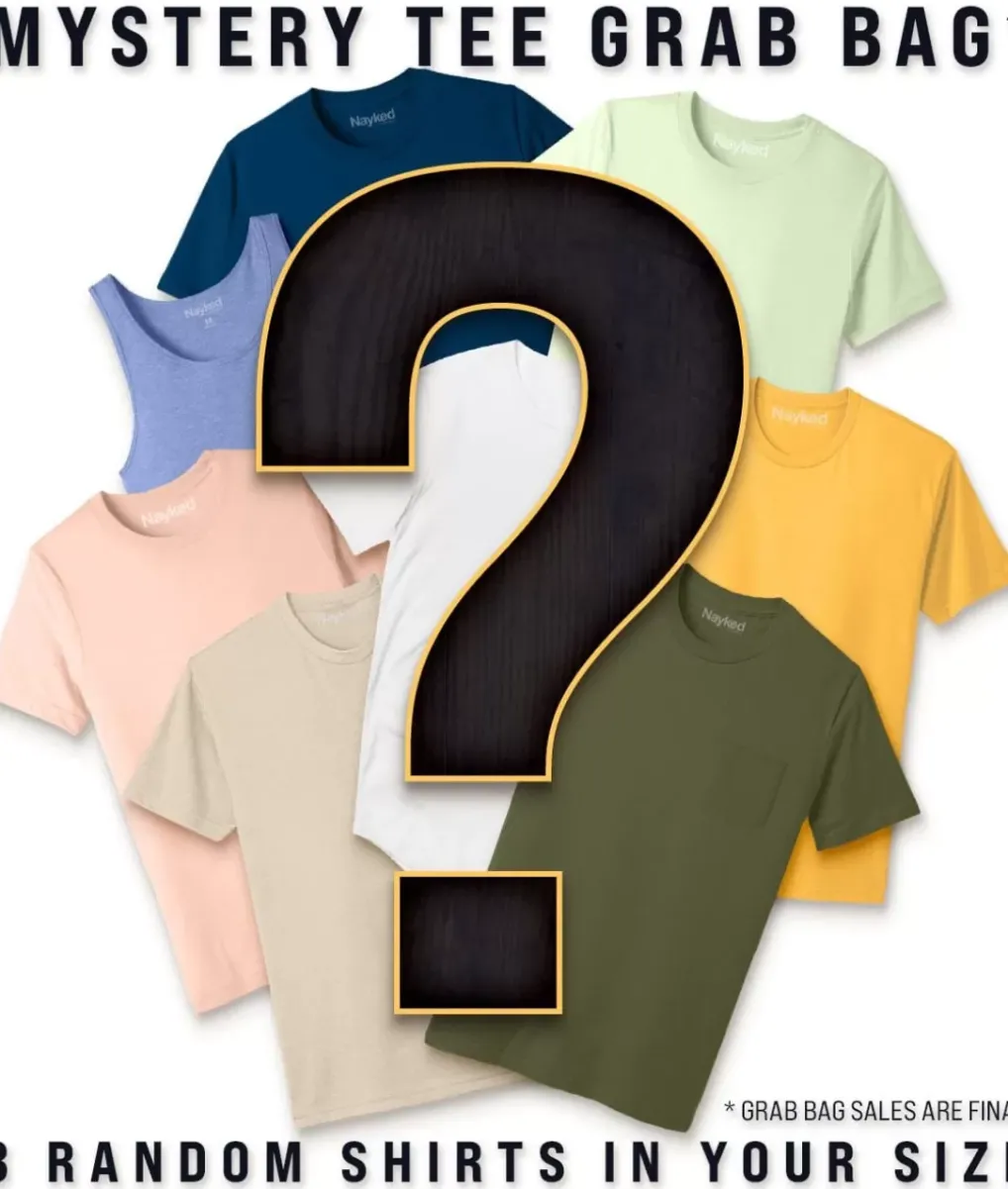 Clearance Nayked Apparel Men'S Mystery Tee Grab Bag