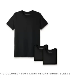 Outlet Nayked Apparel Men'S 3Pk Ridiculously Soft Lightweight Crew Neck T-Shirt