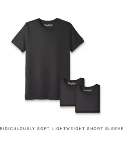 New Nayked Apparel Men'S 3Pk Ridiculously Soft Lightweight Crew Neck T-Shirt