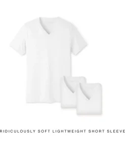 Outlet Nayked Apparel Men'S 3Pk Ridiculously Soft Lightweight V-Neck T-Shirt