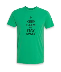 Clearance Nayked Apparel Men'S Ridiculously Soft 100% Cotton Graphic Tee | Keep Calm And Stay Away