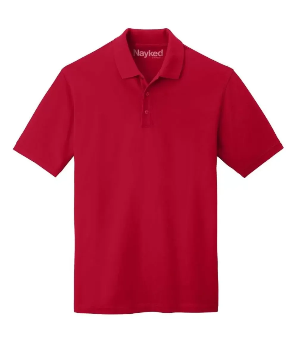 Hot Nayked Apparel Men'S Ridiculously Soft 100% Cotton Pique Polo Shirt