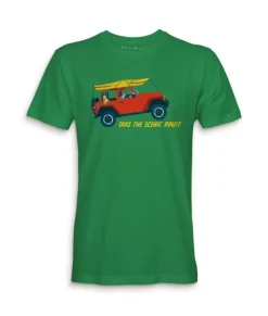 Fashion Nayked Apparel Men'S Ridiculously Soft 100% Cotton Graphic Tee | Take The Scenic Route