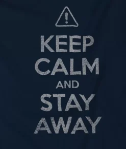 Best Nayked Apparel Men'S Ridiculously Soft 100% Cotton Graphic Tee | Keep Calm And Stay Away