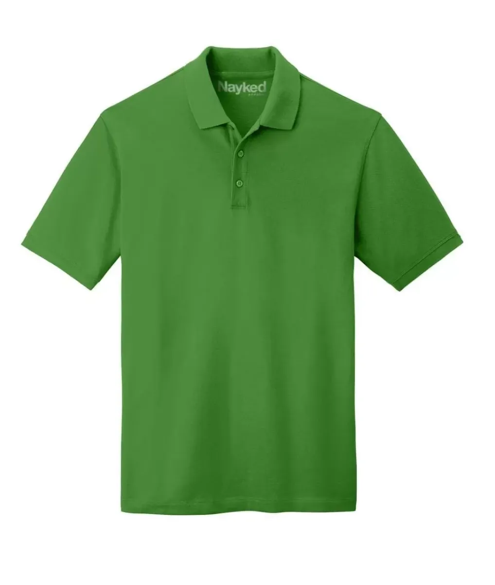 Clearance Nayked Apparel Men'S Ridiculously Soft 100% Cotton Pique Polo Shirt