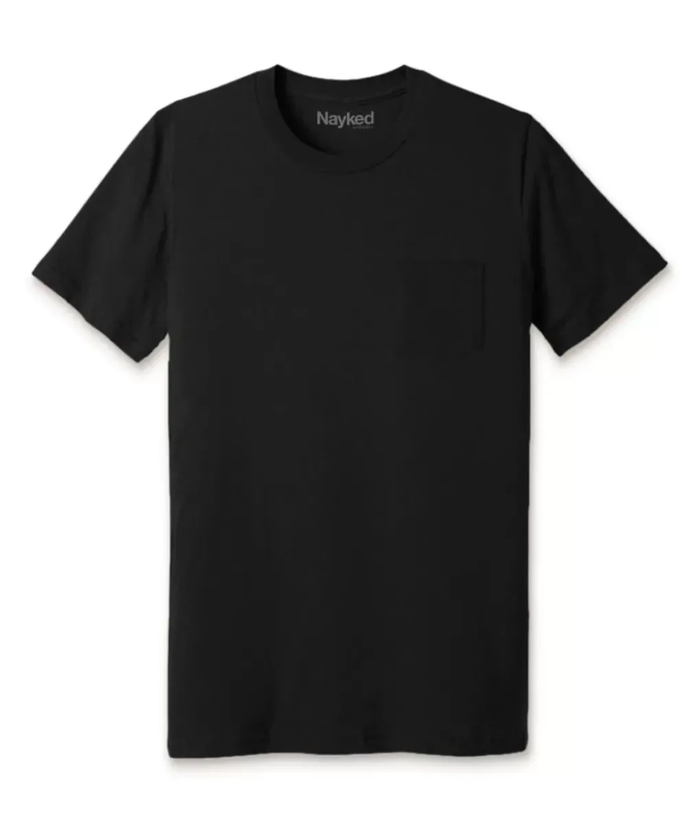Hot Nayked Apparel Men'S Ridiculously Soft 100% Cotton Pocket T-Shirt