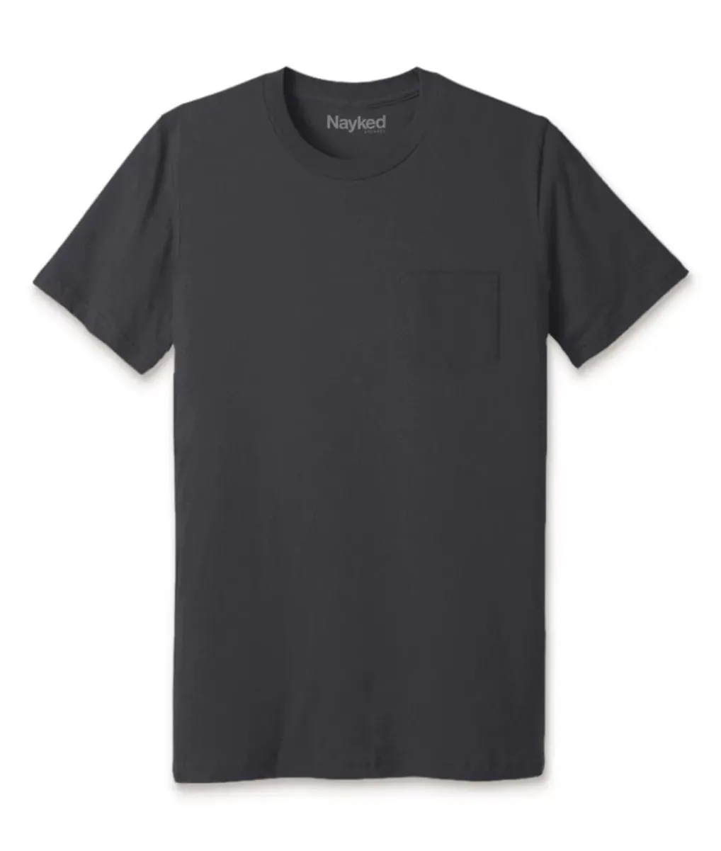 Hot Nayked Apparel Men'S Ridiculously Soft 100% Cotton Pocket T-Shirt