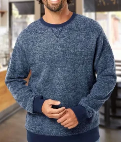 Hot Nayked Apparel Men'S Ridiculously Soft Aspen Brushed Fleece Pullover