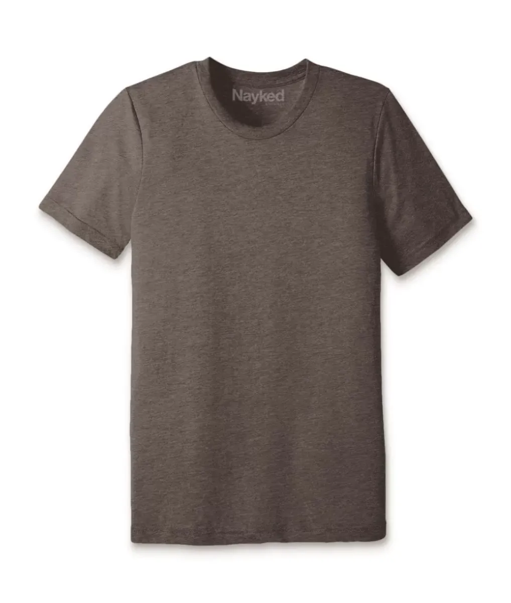 Clearance Nayked Apparel Men'S Ridiculously Soft Big Lightweight Crew Neck T-Shirt