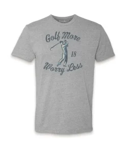 Discount Nayked Apparel Men'S Ridiculously Soft Big Graphic T-Shirt | Golf More, Worry Less