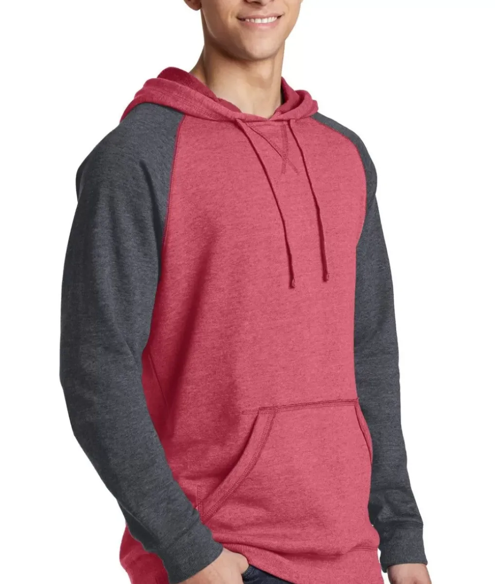 New Nayked Apparel Men'S Ridiculously Soft Big Fleece Raglan Hoodie