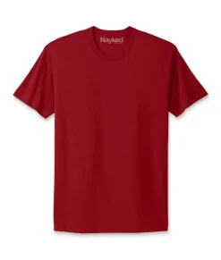 Online Nayked Apparel Men'S Ridiculously Soft Big 100% Cotton Short Sleeve Crew Neck T-Shirt