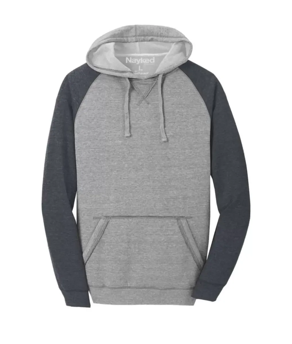 Online Nayked Apparel Men'S Ridiculously Soft Big Fleece Raglan Hoodie